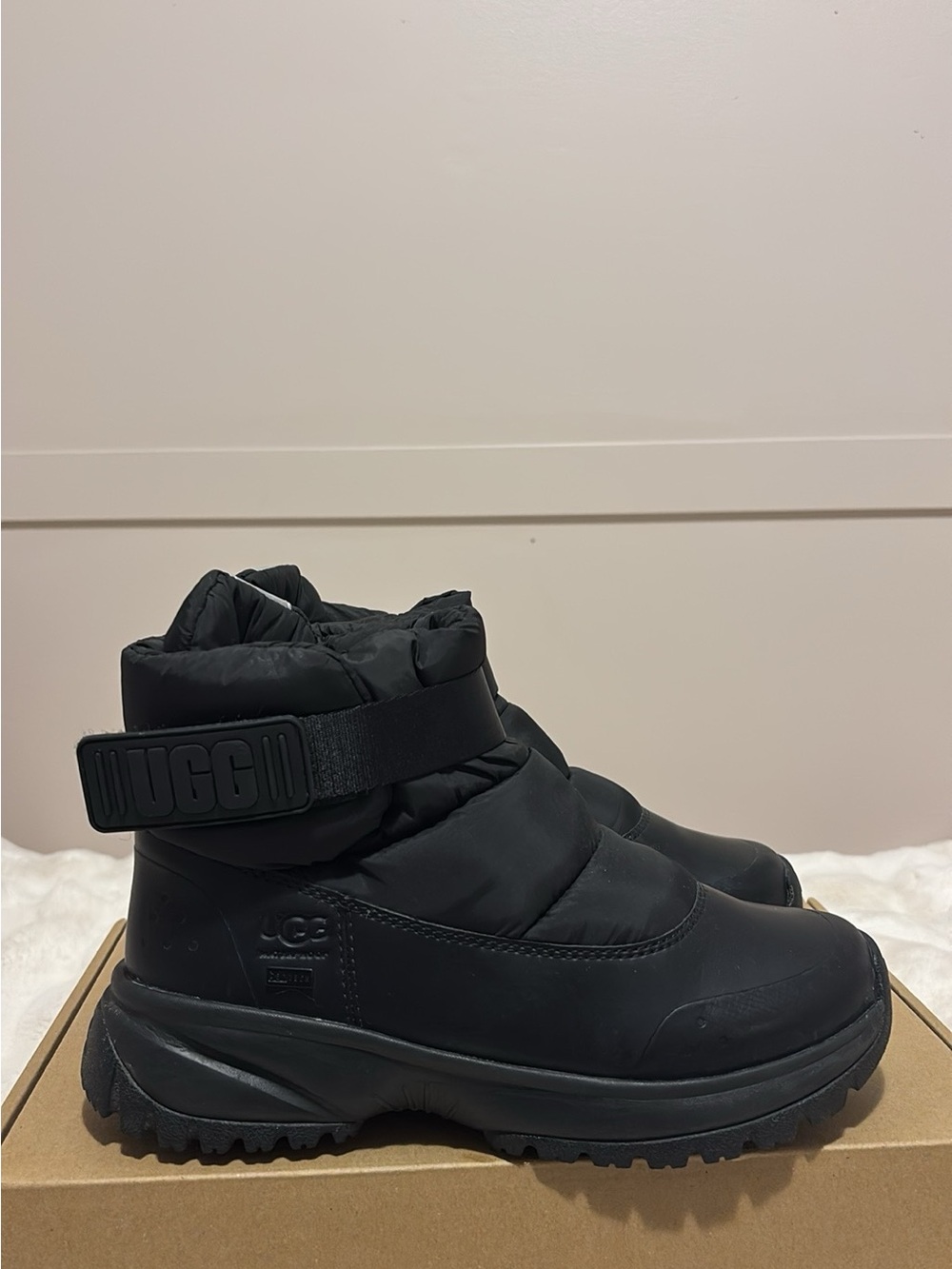 UGG Yose Puff Boot in Black
